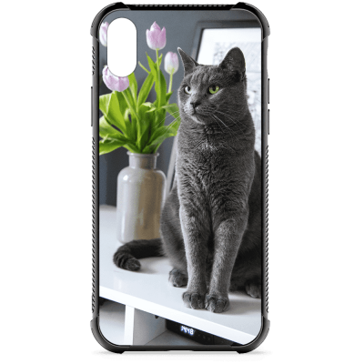 iPhone XS Custom Case - Black Bumper